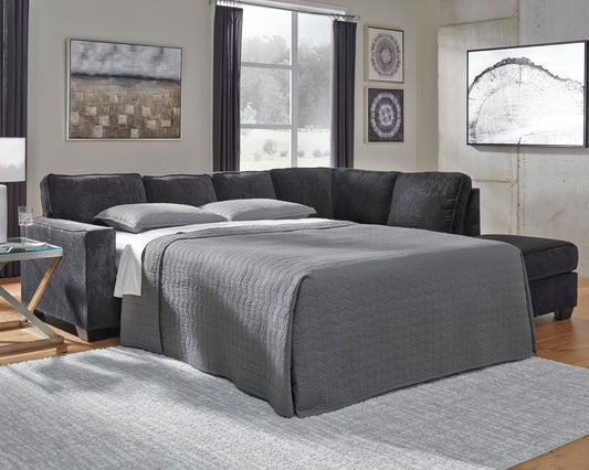 Signature Design by Ashley Altari 2-Piece Sleeper Sectional with Chaise - Vaughn Outlet Kankakee IL