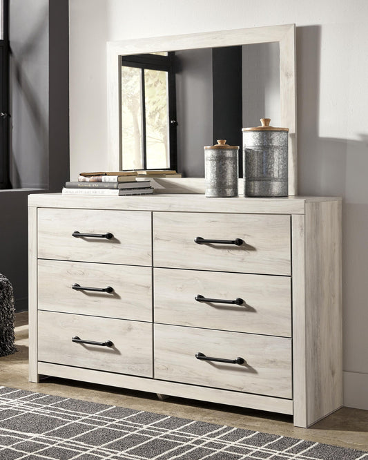 Signature Design by Ashley Cambeck Dresser and Mirror - Vaughn Outlet Kankakee IL