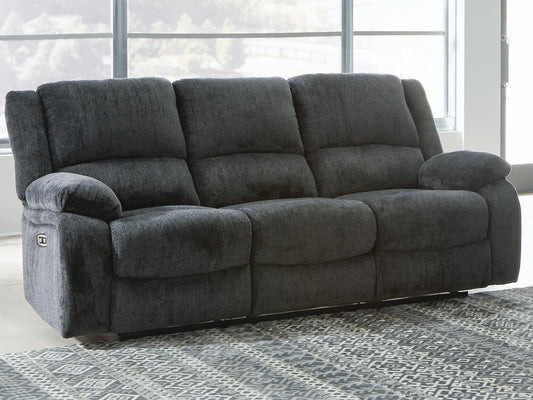 Signature Design by Ashley Draycoll Reclining Power Sofa - Vaughn Outlet Kankakee IL