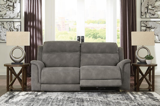Signature Design by Ashley Next-Gen Durapella 2 Seat PWR REC Sofa ADJ HDREST - Vaughn Outlet Kankakee IL
