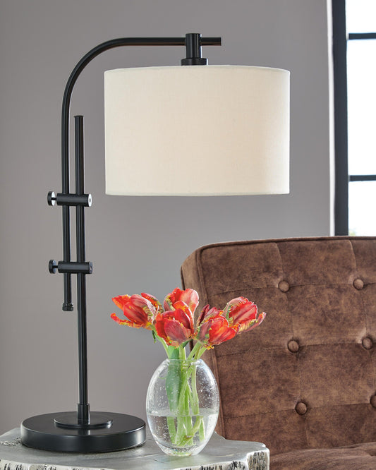 Signature Design by Ashley Baronvale Metal Accent Lamp - Vaughn Outlet Kankakee IL