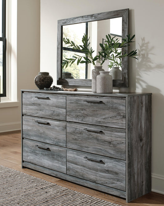 Signature Design by Ashley Baystorm Dresser and Mirror - Vaughn Outlet Kankakee IL