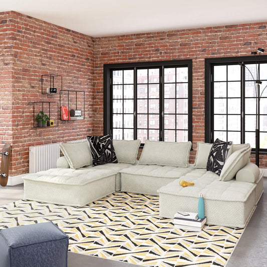 Signature Design by Ashley Bales 5-Piece Modular Seating - Vaughn Outlet Kankakee IL