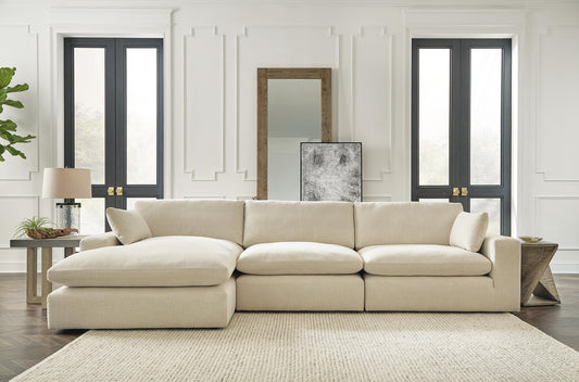 Benchcraft Elyza 3-Piece Sectional with Chaise - Vaughn Outlet Kankakee IL