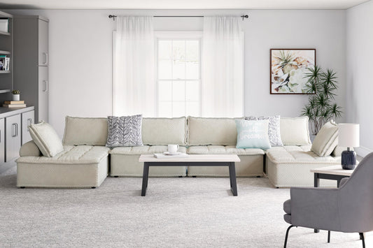 Signature Design by Ashley Bales 6-Piece Modular Seating - Vaughn Outlet Kankakee IL