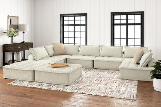Signature Design by Ashley Bales 8-Piece Modular Seating - Vaughn Outlet Kankakee IL