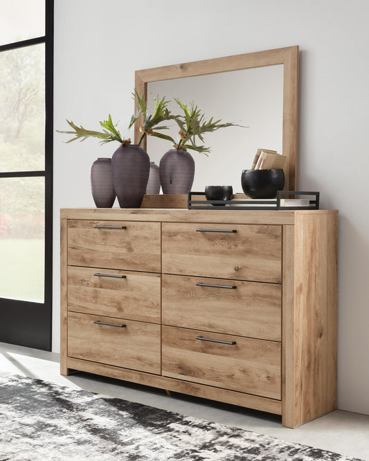 Signature Design by Ashley Hyanna Dresser and Mirror - Vaughn Outlet Kankakee IL