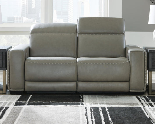 Signature Design by Ashley Correze 2-Piece Power Reclining Sectional - Vaughn Outlet Kankakee IL