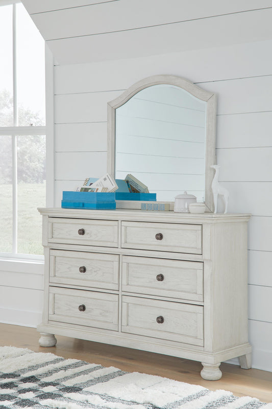 Signature Design by Ashley Robbinsdale Dresser and Mirror - Vaughn Outlet Kankakee IL