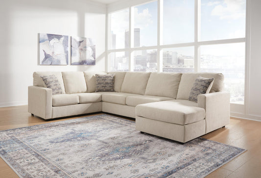 Signature Design by Ashley Edenfield 3-Piece Sectional with Chaise - Vaughn Outlet Kankakee IL