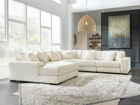 Signature Design by Ashley Lindyn 5-Piece Sectional with Chaise - Vaughn Outlet Kankakee IL
