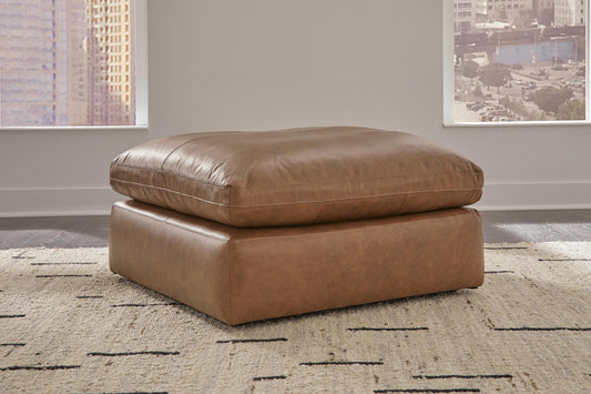 Signature Design by Ashley Emilia Oversized Accent Ottoman - Vaughn Outlet Kankakee IL