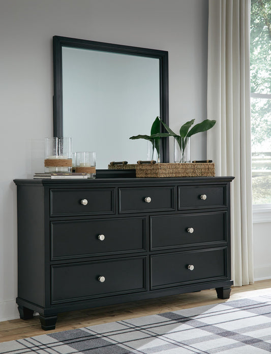 Signature Design by Ashley Lanolee Dresser and Mirror - Vaughn Outlet Kankakee IL