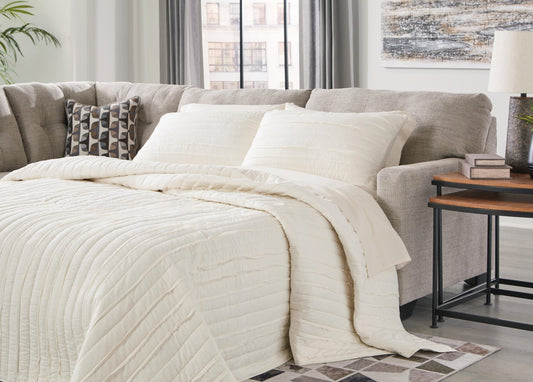 Signature Design by Ashley Mahoney 2-Piece Sleeper Sectional with Chaise - Vaughn Outlet Kankakee IL