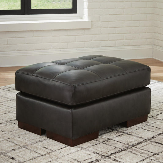 Signature Design by Ashley Luigi Ottoman - Vaughn Outlet Kankakee IL