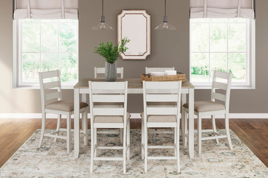 Signature Design by Ashley Skempton RECT DRM Counter TBL Set - Vaughn Outlet Kankakee IL
