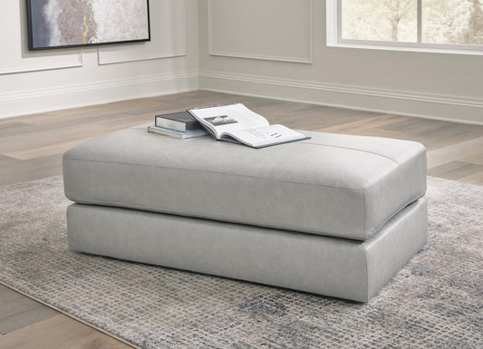 Signature Design by Ashley Amiata Oversized Accent Ottoman - Vaughn Outlet Kankakee IL