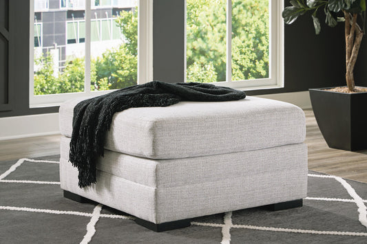 Benchcraft Koralynn Oversized Accent Ottoman - Vaughn Outlet Kankakee IL
