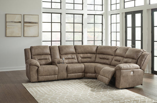 Signature Design by Ashley Ravenel 3-Piece Power Reclining Sectional - Vaughn Outlet Kankakee IL