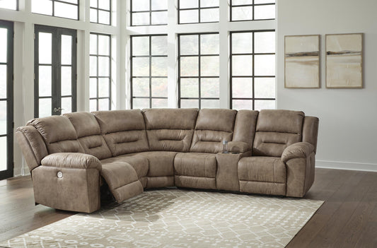 Signature Design by Ashley Ravenel 3-Piece Power Reclining Sectional - Vaughn Outlet Kankakee IL