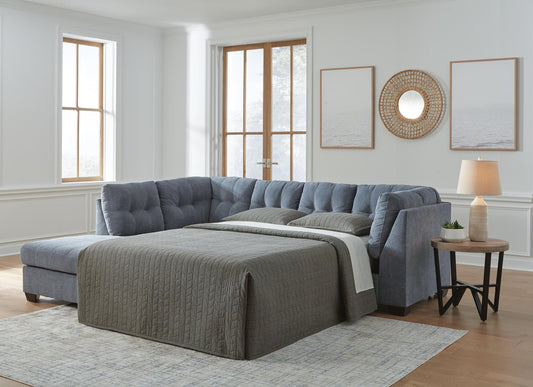Signature Design by Ashley Marleton 2-Piece Sleeper Sectional with Chaise - Vaughn Outlet Kankakee IL
