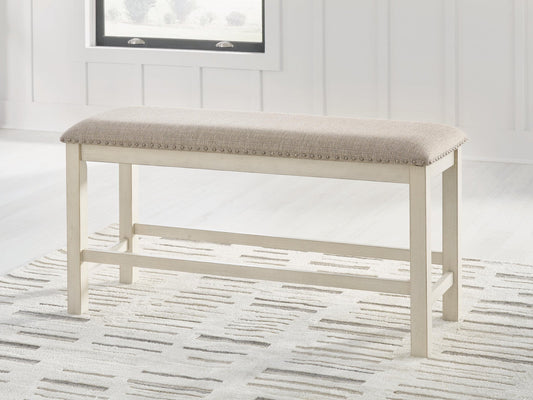 Signature Design by Ashley Robbinsdale DBL Counter UPH Bench - Vaughn Outlet Kankakee IL