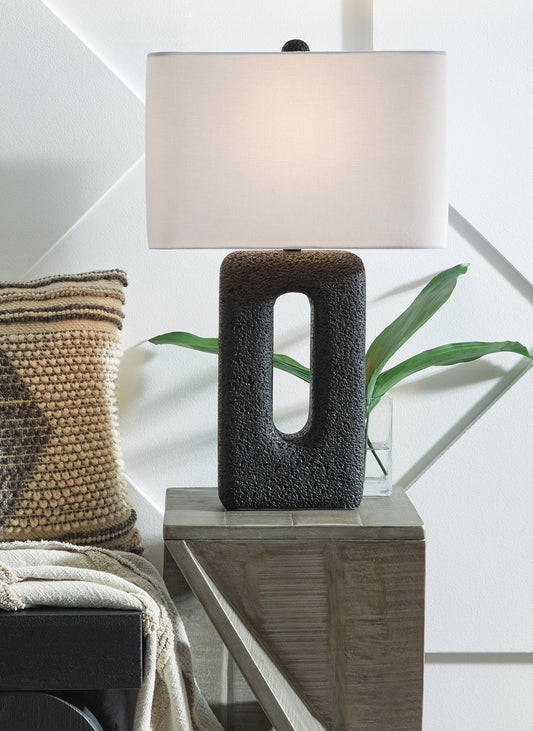 Signature Design by Ashley Wimmings Poly Table Lamp - Vaughn Outlet Kankakee IL