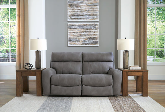 Signature Design by Ashley Next-Gen Durapella 2-Piece Power Reclining Sectional Loveseat - Vaughn Outlet Kankakee IL
