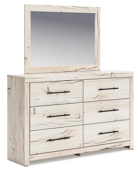 Benchcraft Lawroy Dresser and Mirror - Vaughn Outlet Kankakee IL