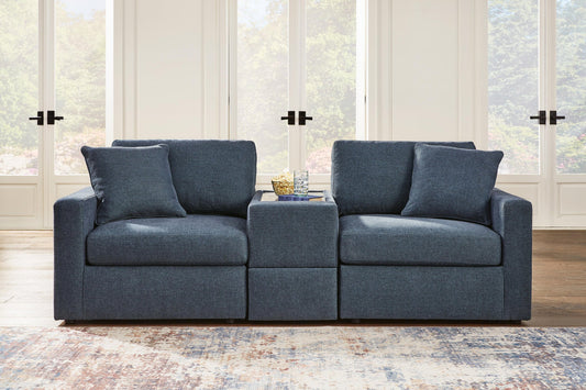 Signature Design by Ashley Modmax 3-Piece Sectional with Storage Console - Vaughn Outlet Kankakee IL
