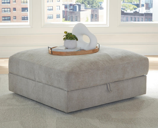 Benchcraft Aslan Court Ottoman With Storage - Vaughn Outlet Kankakee IL