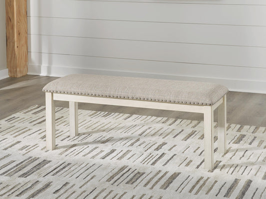 Signature Design by Ashley Robbinsdale Large UPH Dining Room Bench - Vaughn Outlet Kankakee IL