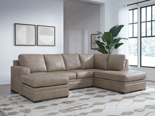 Signature Design by Ashley Amuleto 2-Piece Sectional with Chaise - Vaughn Outlet Kankakee IL