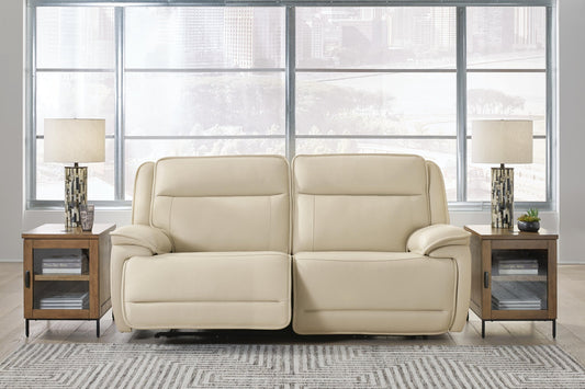 Signature Design by Ashley Double Deal 2-Piece Power Reclining Loveseat Sectional - Vaughn Outlet Kankakee IL