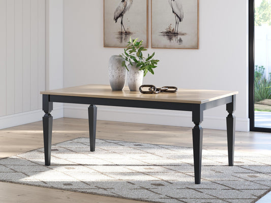 Signature Design by Ashley Brenkerton Rectangular Dining Room Table - Vaughn Outlet Kankakee IL