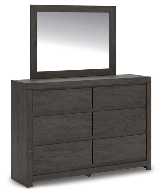 Signature Design by Ashley Fraluna Dresser and Mirror - Vaughn Outlet Kankakee IL