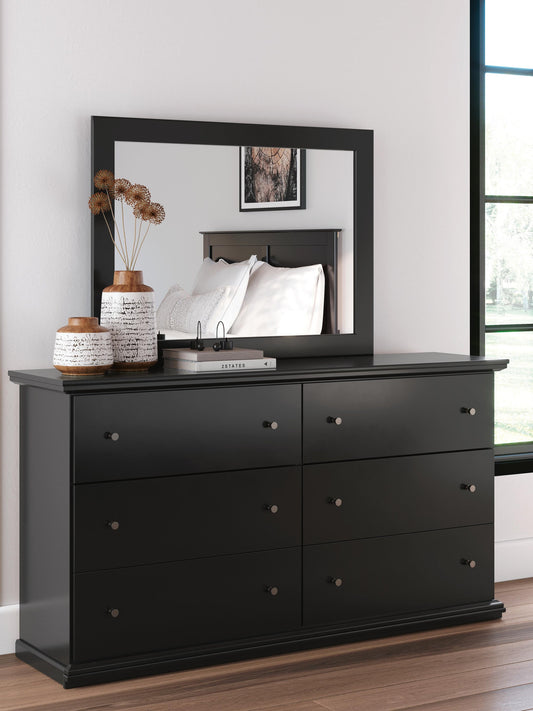 Signature Design by Ashley Maribel Dresser and Mirror - Vaughn Outlet Kankakee IL