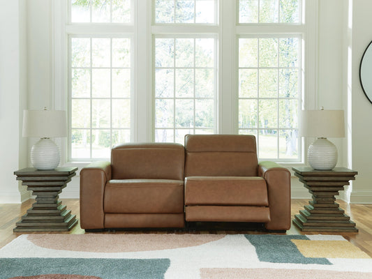 Signature Design by Ashley Magic Man 2-Piece Power Reclining Sectional Loveseat - Vaughn Outlet Kankakee IL