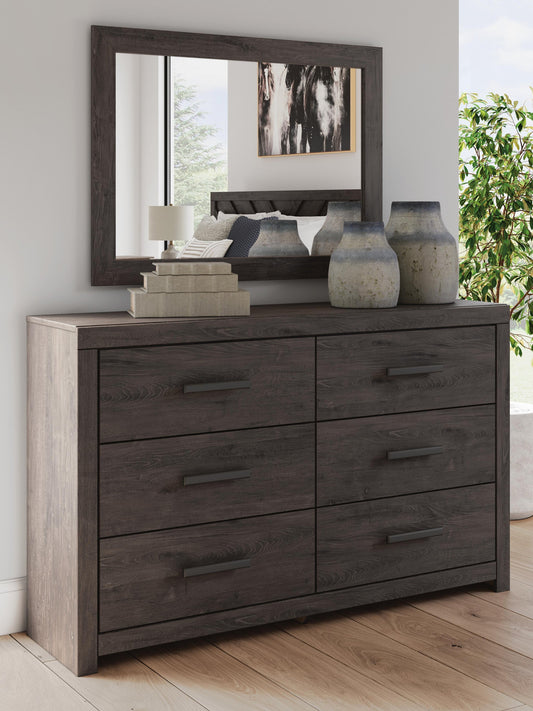 Signature Design by Ashley Prendonea Dresser and Mirror - Vaughn Outlet Kankakee IL