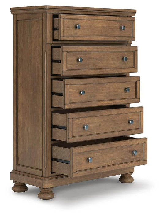 Signature Design by Ashley Feddinger Five Drawer Chest - Vaughn Outlet Kankakee IL