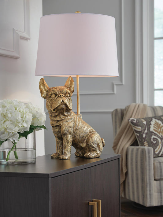 Signature Design by Ashley Wadeland Poly Table Lamp - Vaughn Outlet Kankakee IL