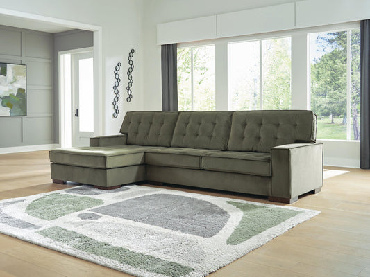 Signature Design by Ashley Caspian-Town 2-Piece Sectional with Chaise - Vaughn Outlet Kankakee IL