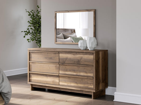 Signature Design by Ashley Chirason Dresser and Mirror - Vaughn Outlet Kankakee IL