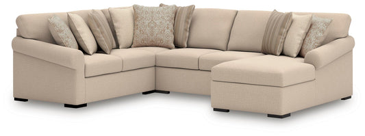 LadyMae 4-Piece Sectional with Chaise