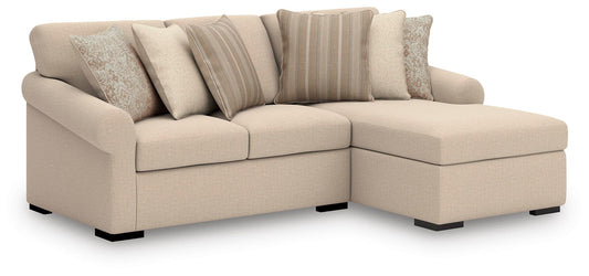 Benchcraft LadyMae 2-Piece Sectional with Chaise - Vaughn Outlet Kankakee IL