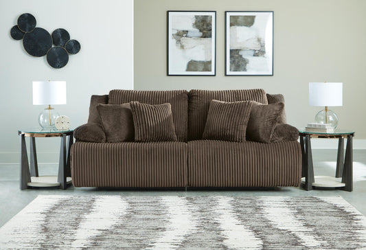 Signature Design by Ashley Top Tier 2-Piece Reclining Sectional Loveseat - Vaughn Outlet Kankakee IL