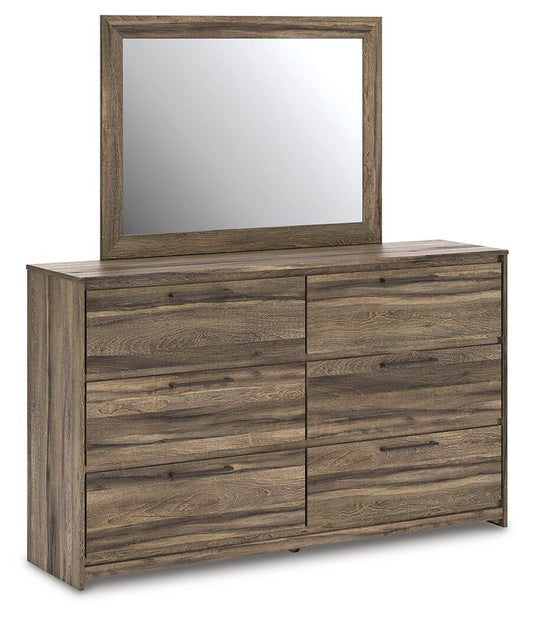 Signature Design by Ashley Elbrim Dresser and Mirror - Vaughn Outlet Kankakee IL