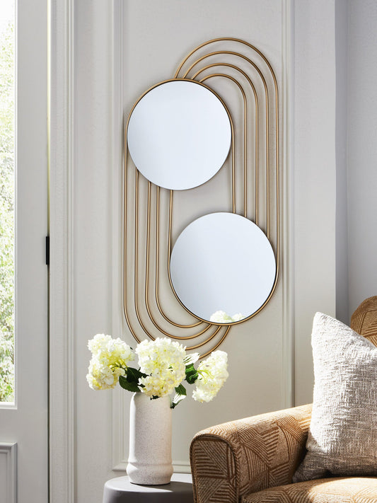 Signature Design by Ashley Warrenley Accent Mirror - Vaughn Outlet Kankakee IL