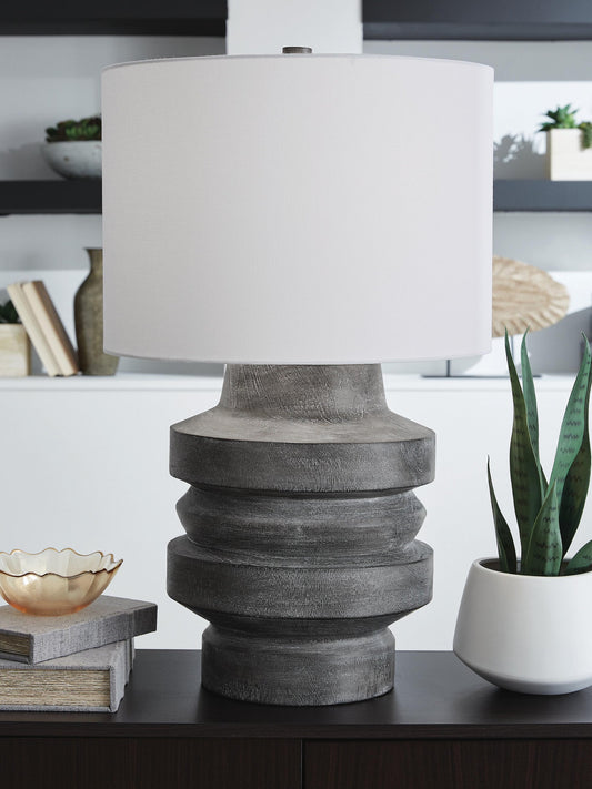 Signature Design by Ashley Wahida Poly Table Lamp - Vaughn Outlet Kankakee IL