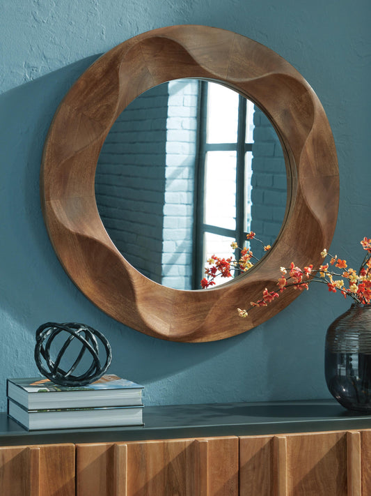 Signature Design by Ashley Aajon Accent Mirror - Vaughn Outlet Kankakee IL